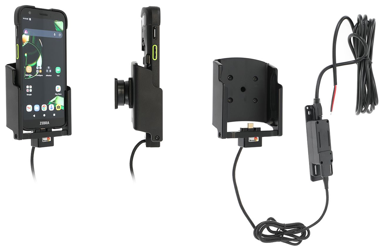 Brodit fixed installation holder Zebra TC701 USB-C
