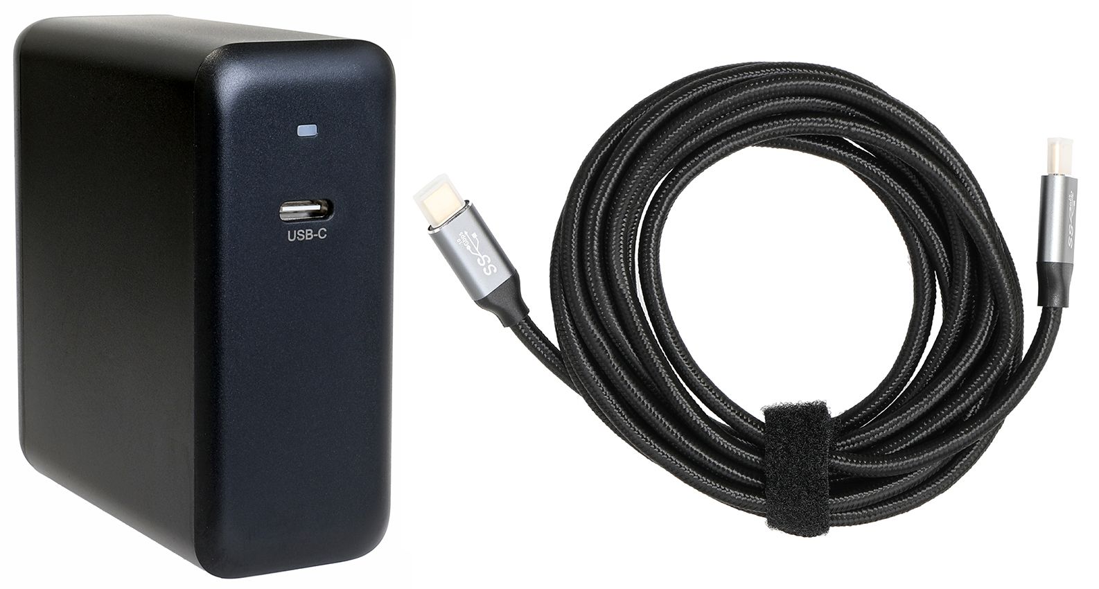 Brodit Wall Power Adapter EU 100w USB-C to USB-C, 3m.