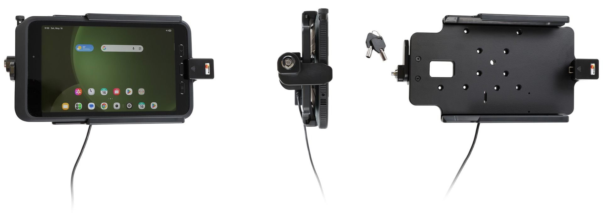 Brodit holder Samsung Tab Active 5 - key-lockd/usbC 3.1