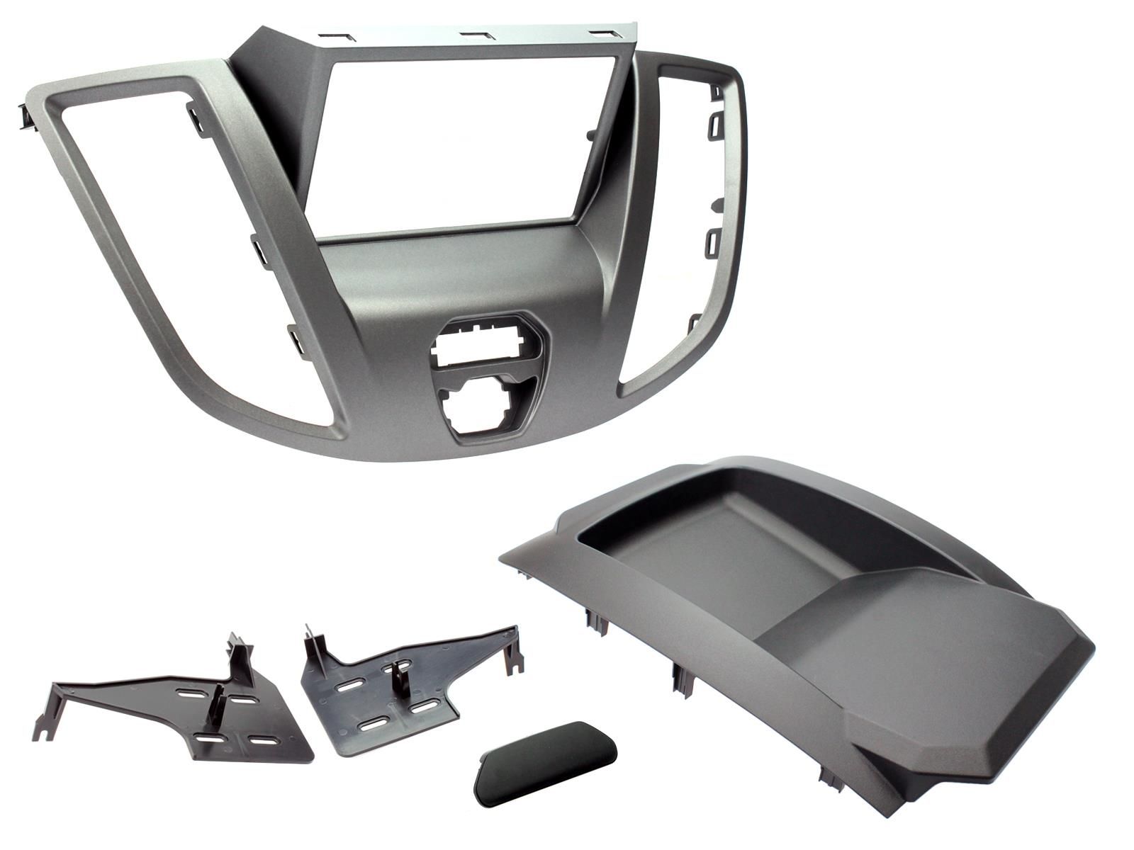 2-DIN frame Ford Transit V363 2T 15- licht grijs