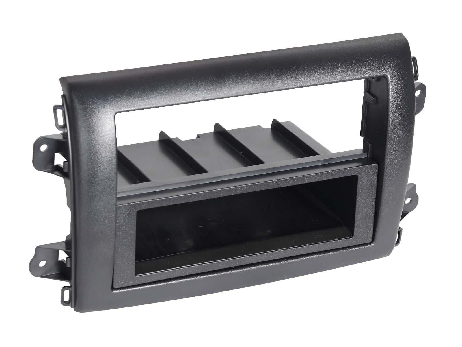 2-DIN frame Fiat Ducato (8 series) 21- met bakje, zwart