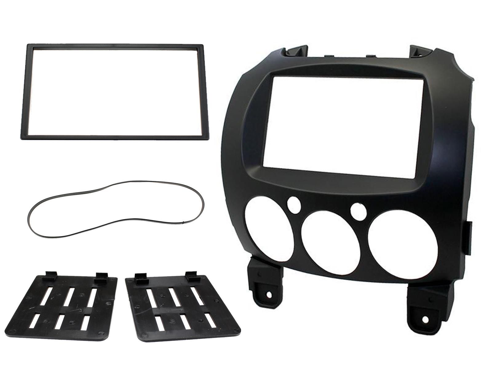 2-DIN frame Mazda 2-serie 07-14 , zwart