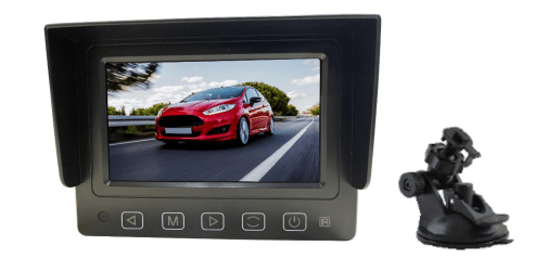 m-use opbouw monitor 5" AHD 3x AV 12/24V 4-pin